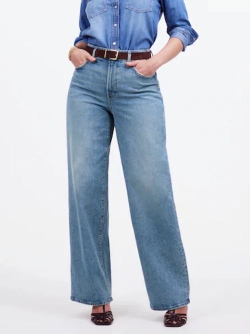 Madewell The Perfect Vintage Wide Leg Jean Women's Size 29P